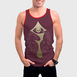 Майка-безрукавка мужская Hellsing, цвет: 3D-красный — фото 2