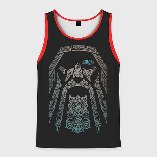 Мужская майка без рукавов ВсеотецОдин / 3D-Красный – фото 1