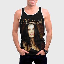 Майка-безрукавка мужская Nightwish, цвет: 3D-белый — фото 2