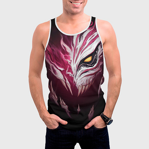 Мужская майка без рукавов ИЧИГО БЛИЧ BLEACH / 3D-Белый – фото 3