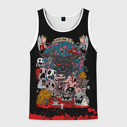 Майка-безрукавка мужская Кто я, цвет: 3D-белый