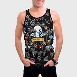 Майка-безрукавка мужская THE BINDING OF ISAAC ЖЕРТВА, цвет: 3D-черный — фото 2