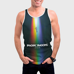 Майка-безрукавка мужская Imagine Dragons: Evolve, цвет: 3D-белый — фото 2