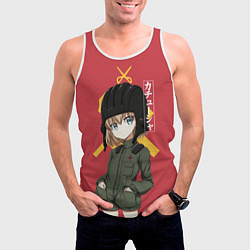 Майка-безрукавка мужская Катюша, цвет: 3D-белый — фото 2