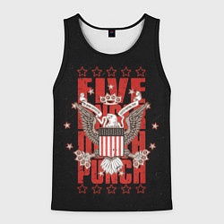 Майка-безрукавка мужская FFDP Eagle, цвет: 3D-черный