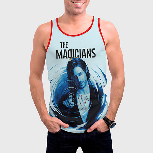 Мужская майка без рукавов The Magicians / 3D-Красный – фото 3