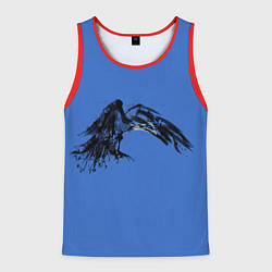 Майка-безрукавка мужская Тень ворона, цвет: 3D-красный