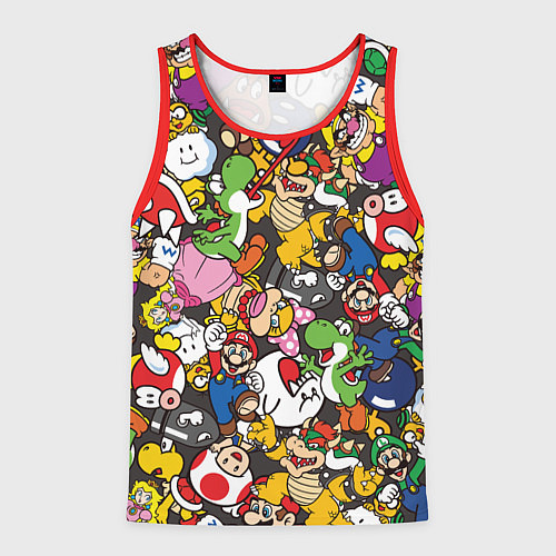 Мужская майка без рукавов Capcom World / 3D-Красный – фото 1