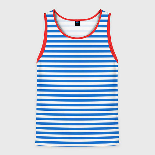 Мужская майка без рукавов Морская униформа / 3D-Красный – фото 1