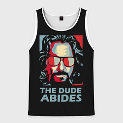 Мужская майка без рукавов The Dude Abides Лебовски
