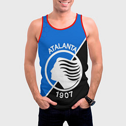 Майка-безрукавка мужская FC ATALANTA ФК АТАЛАНТА, цвет: 3D-красный — фото 2