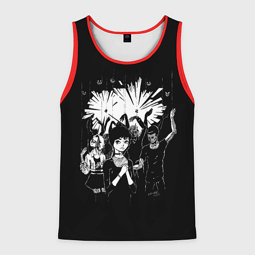 Мужская майка без рукавов 00:01 / 3D-Красный – фото 1