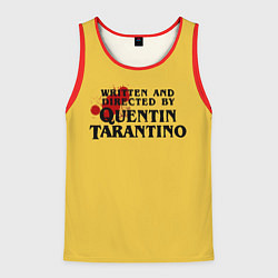 Майка-безрукавка мужская Quentin Tarantino, цвет: 3D-красный