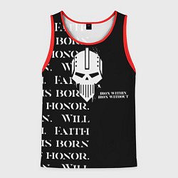 Майка-безрукавка мужская Боевой клич Железные войны, цвет: 3D-красный