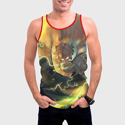 Майка-безрукавка мужская ZENITSU ЗЕНИТСУ ЛОГО спина, цвет: 3D-красный — фото 2