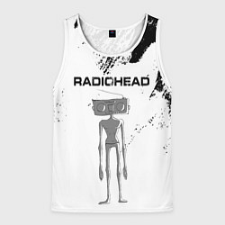 Майка-безрукавка мужская Radiohead Радиохед Z, цвет: 3D-белый