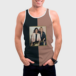 Майка-безрукавка мужская Modern Talking Хиты 80-х, цвет: 3D-белый — фото 2