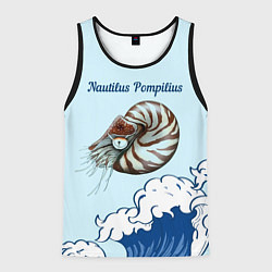 Майка-безрукавка мужская Nautilus Pompilius океан, цвет: 3D-черный