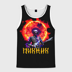 Майка-безрукавка мужская Пикник Эдмунд Шклярский, цвет: 3D-белый