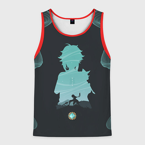 Мужская майка без рукавов XIAO СЯО ГЕНШИН / 3D-Красный – фото 1