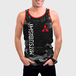 Майка-безрукавка мужская MITSUBISHI ОГОНЬ, цвет: 3D-красный — фото 2