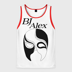 Майка-безрукавка мужская Маска BJ Alex, цвет: 3D-красный