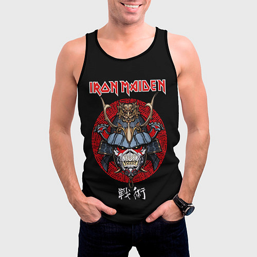 Мужская майка без рукавов Iron Maiden, Senjutsu / 3D-Черный – фото 3