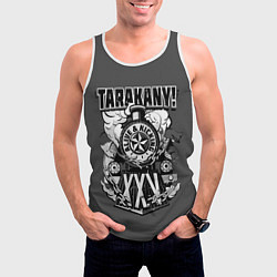 Майка-безрукавка мужская TARAKANY! ALIVE & KICKING XXV, цвет: 3D-белый — фото 2