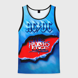 Майка-безрукавка мужская ACDC - The Razor’s Edge, цвет: 3D-черный