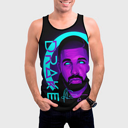 Майка-безрукавка мужская Drake, цвет: 3D-черный — фото 2