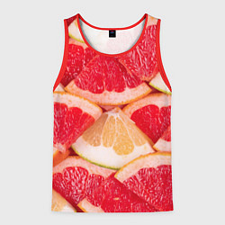 Майка-безрукавка мужская ЦИТРУСОВЫЙ МИКС CITRUS MIX, цвет: 3D-красный