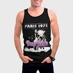 Майка-безрукавка мужская Deep Purple - Paris 1975, цвет: 3D-черный — фото 2