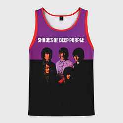 Майка-безрукавка мужская Shades of Deep Purple, цвет: 3D-красный