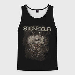 Майка-безрукавка мужская Stone Sour Art, цвет: 3D-черный