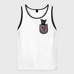 Майка-безрукавка мужская Милашка в кормашке, цвет: 3D-черный