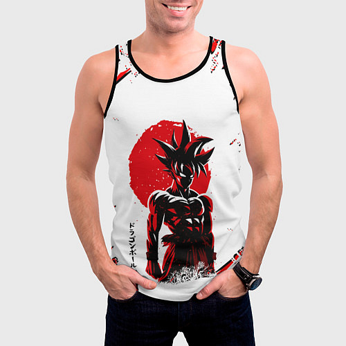 Мужская майка без рукавов Dragon ball / 3D-Черный – фото 3