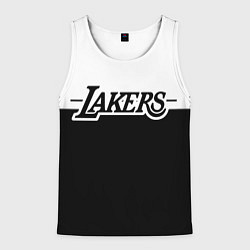 Майка-безрукавка мужская Kobe Bryant - Los Angeles Lakers, цвет: 3D-белый