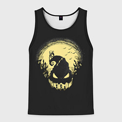 Майка-безрукавка мужская Кошмар Джека The Nightmare before Christmas, цвет: 3D-черный