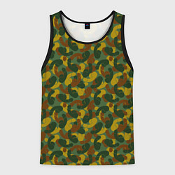 Майка-безрукавка мужская Бесстыдник камуфляж, цвет: 3D-черный