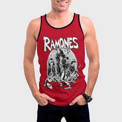 Майка-безрукавка мужская BW Ramones, цвет: 3D-черный — фото 2