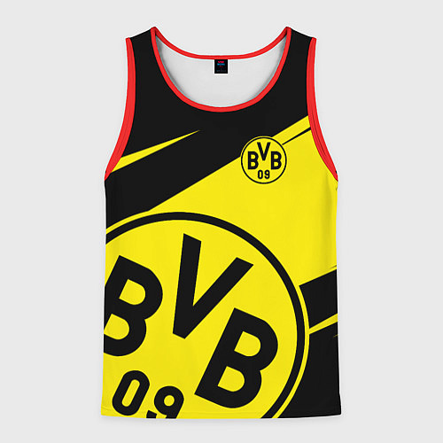 Мужская майка без рукавов BORUSSIA BVB 09 LOGO / 3D-Красный – фото 1