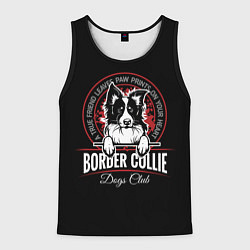 Мужская майка без рукавов Бордер-Колли Border Collie
