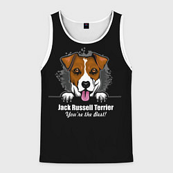 Мужская майка без рукавов Джек-Рассел-Терьер Jack Russell Terrier