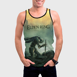 Майка-безрукавка мужская Elden Ring - Потускневший, цвет: 3D-черный — фото 2