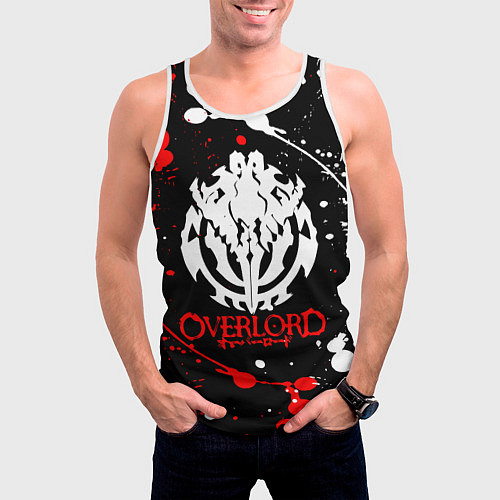 Мужская майка без рукавов OVERLORD оверлорд / 3D-Белый – фото 3