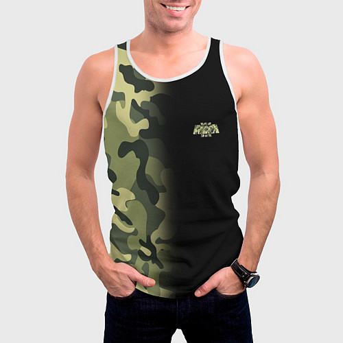 Мужская майка без рукавов ARMA 3 MILITARY / 3D-Белый – фото 3