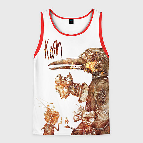 Мужская майка без рукавов Untitled - Korn / 3D-Красный – фото 1