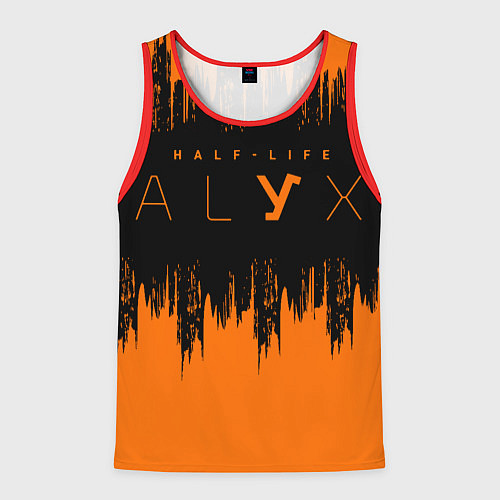Мужская майка без рукавов ХАЛФ-ЛАЙФ HALF-LIFE / 3D-Красный – фото 1