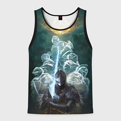 Майка-безрукавка мужская Elden Ring рыцарь и предшественники серии Souls El, цвет: 3D-черный