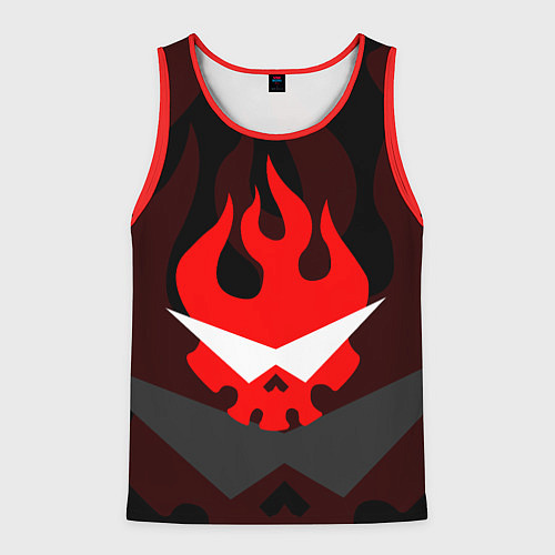 Мужская майка без рукавов GURREN LAGANN LOGO SYMBOL / 3D-Красный – фото 1